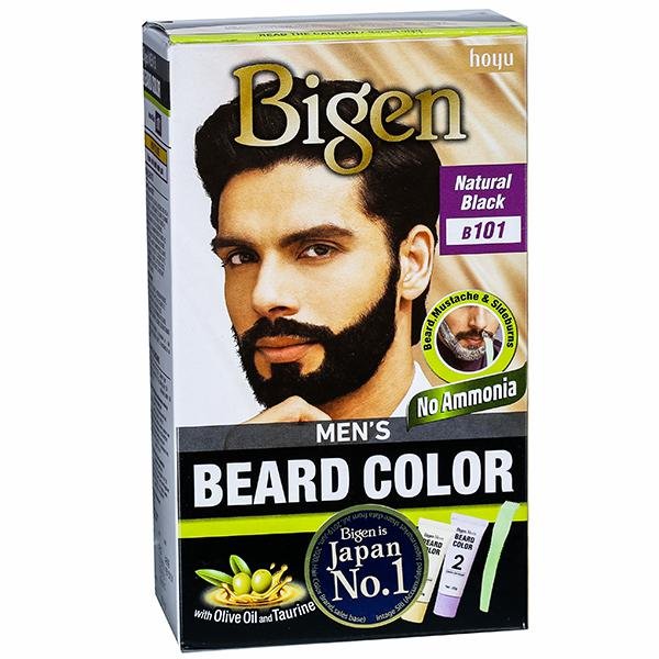 Bigen Men’s Beard Natural Black Color B 101
