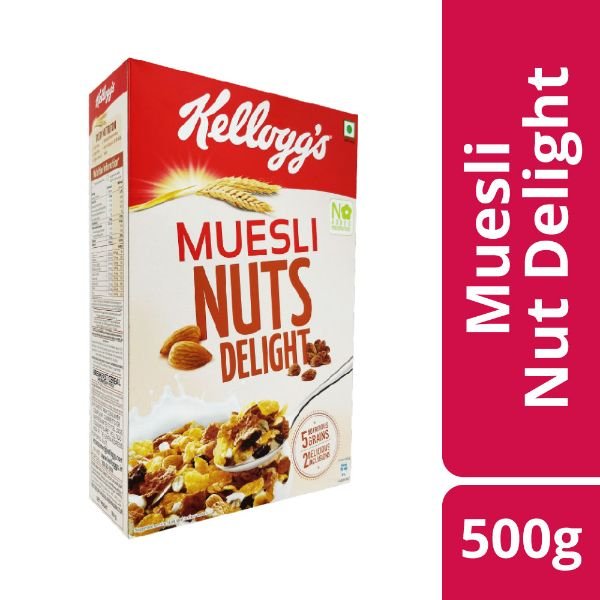 Kellogg’S Muesli Nuts Delight 500Gm