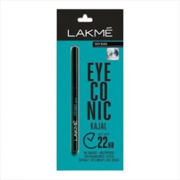 Lake Eye Conic Kajal Pencil Deep Black, 0.35Gm