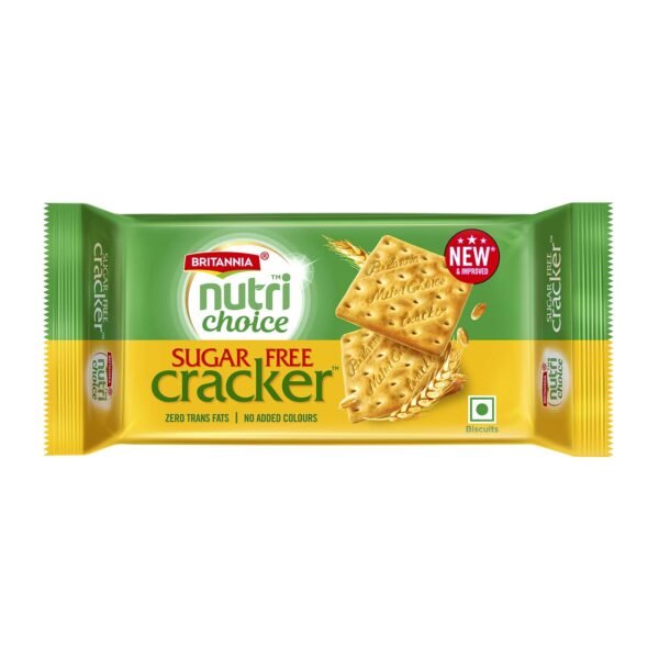 Britannia Nutrichoice Sugar Free Cracker Biscuits, 100G