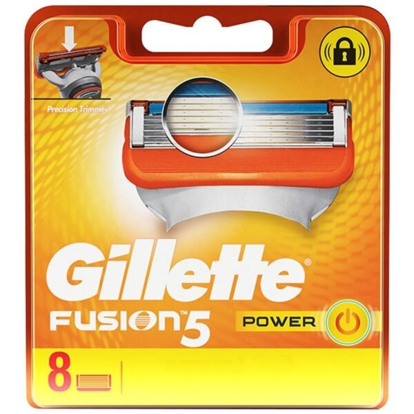 Gillette Fusion Razor Blades Cartridge, 8 pcs