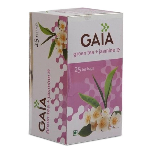 Gaia Green Tea + Jasmine-25 Tea Bags