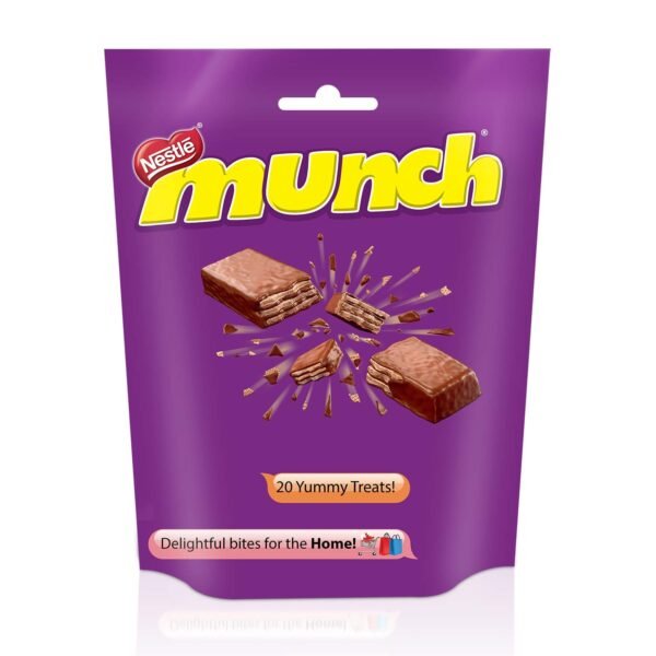 Nestle Munch Chocolate Coated Crunchy Wafer, Share, 222 g