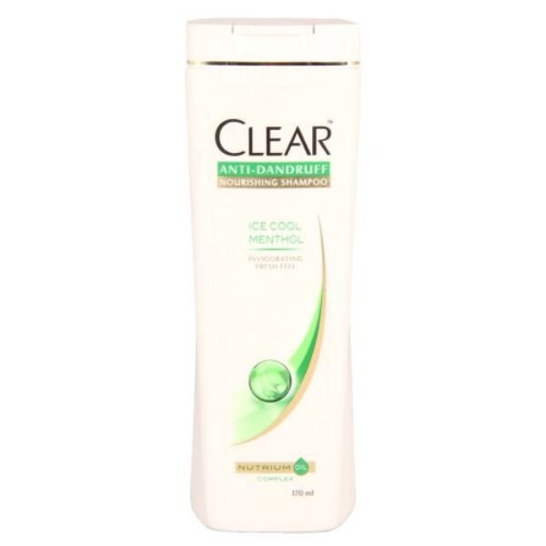 Clear Shampoo – Ice Cool Menthol 170Ml Bottle