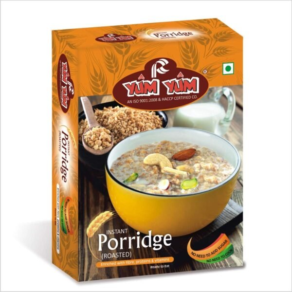 Yum Yum High Fiber Instant Roasted Porridge With Honey 180Gm