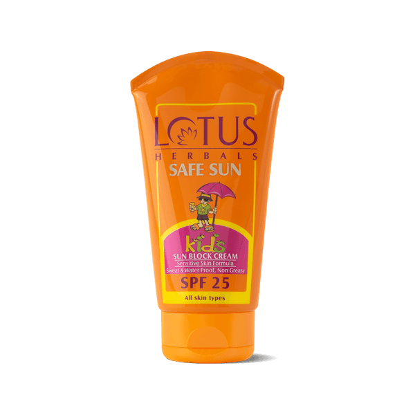 Lotus Herbals Safe Sun Kids Sunblock Cream Spf-25