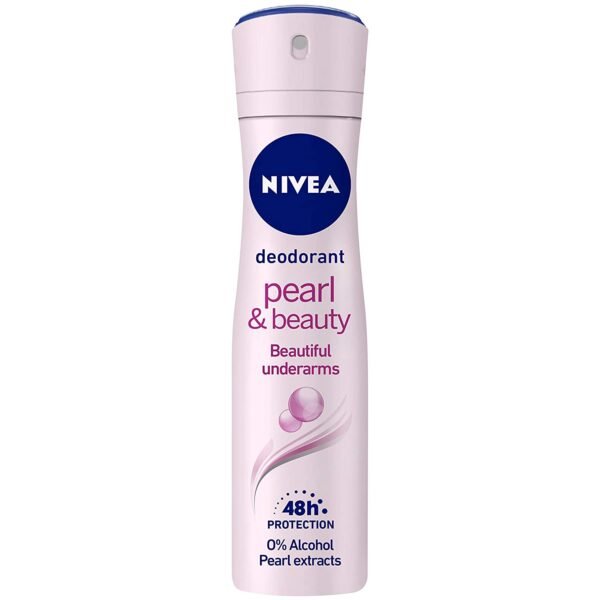NIVEA Deodorant, Pearl & Beauty, 150ML