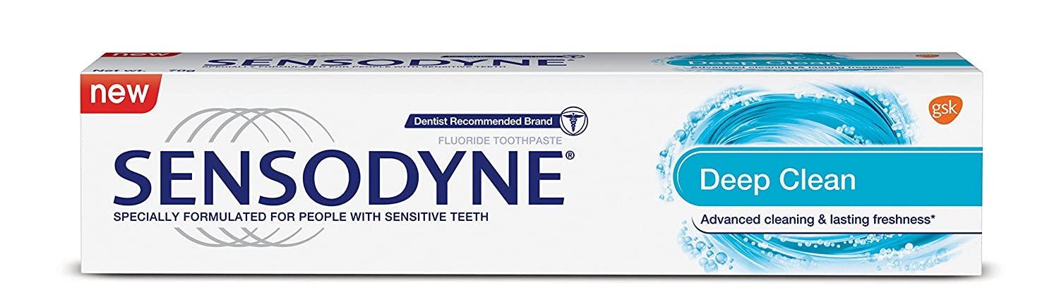 sensodyne deep clean sensitive toothpaste