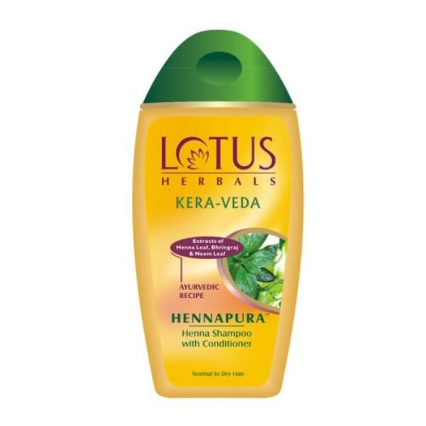 Lotus Herbals Kera-Veda Hennapura Henna Shampoo 200Ml