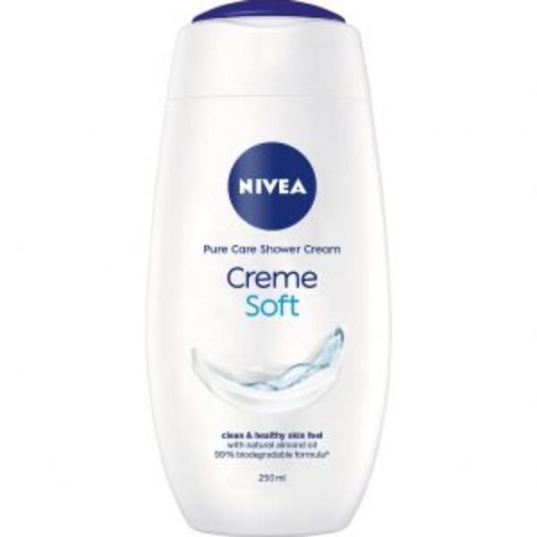 Nivea Shower Gel, Creme Soft Body Wash, Women, 250Ml