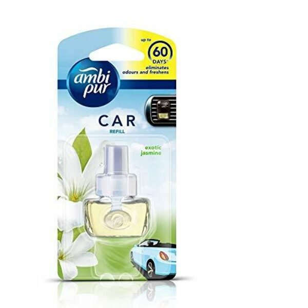 Ambi Pur Exotic Jasmine Car Air Freshener Refill (7.5 Ml)