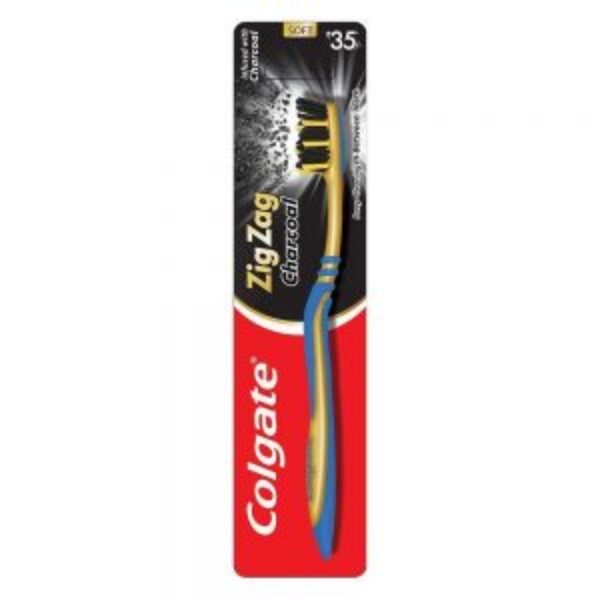 Colgate Zigzag Black Soft Bristle Toothbrush – 1 Pc