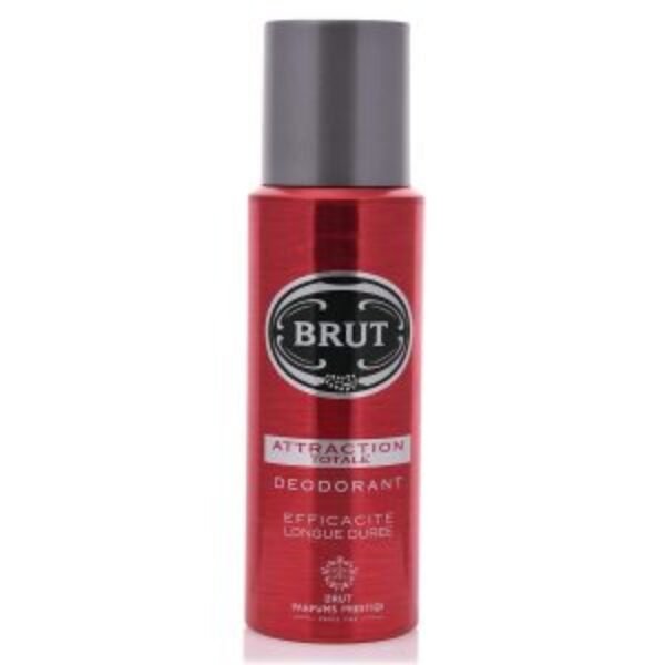 Brut Attraction Totale Deodorant Spray for Men, 200ml