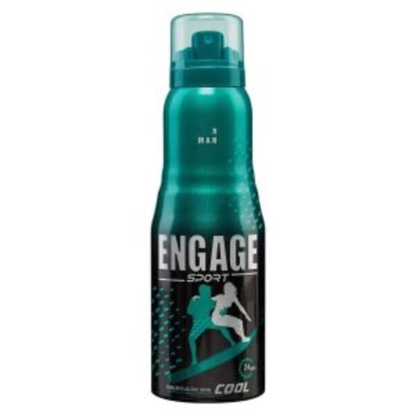 Engage Sport Cool Deodorant For Men, 165Ml