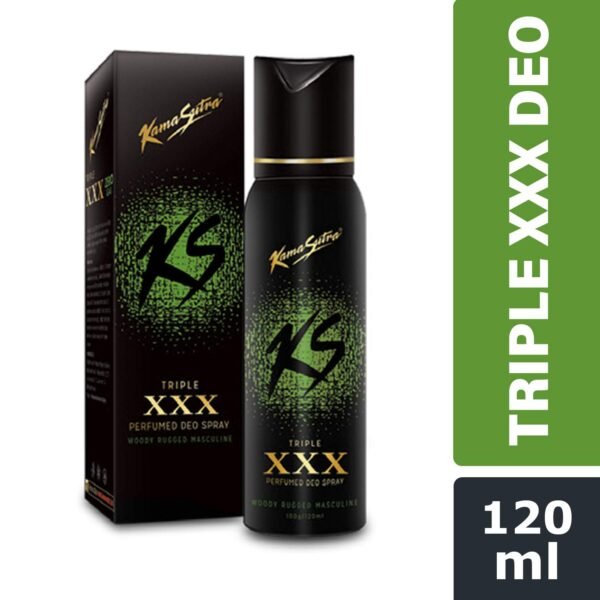Kama Sutra Triple Xxx Perfumed Deodorant Spray For Men 120Ml