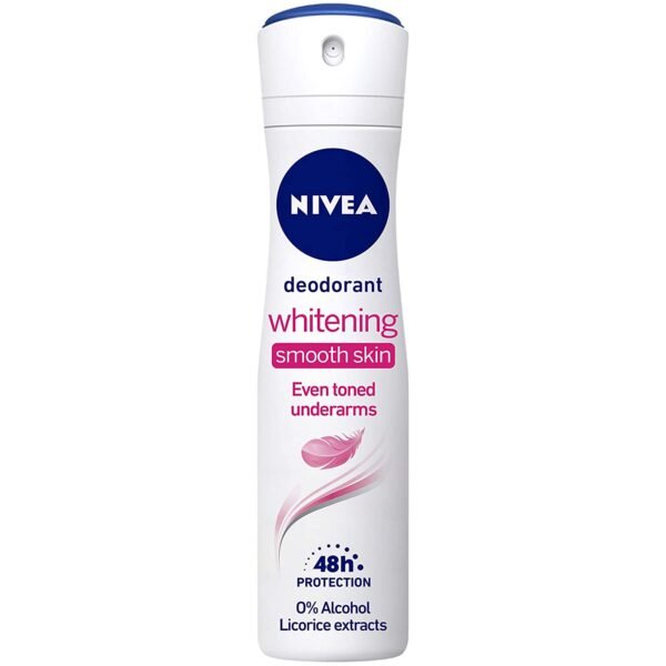 NIVEA Deodorant, Whitening Smooth Skin, 150ml