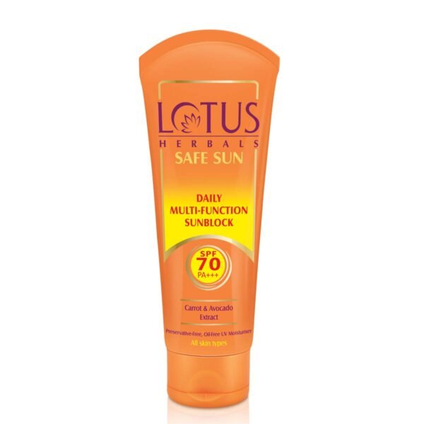 Lotus Safe Sun Multi-Function Tinted Sunscreen Spf 70 Pa+++, 60G