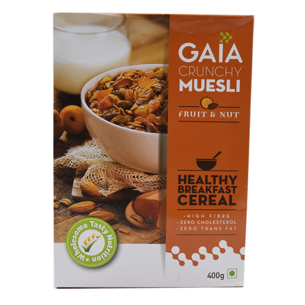 Gaia Crunchy Muesli Cereal, 400 G