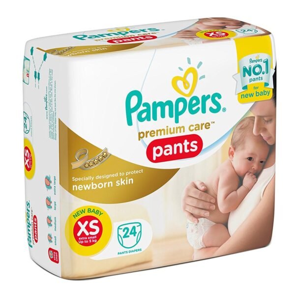 Pampers Premium Care Pants Diapers – Xs  (24 Pieces)