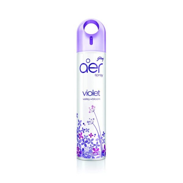 Godrej Aer Spray, Air Freshener For Home & Office – Violet Valley Bloom (240 Ml)