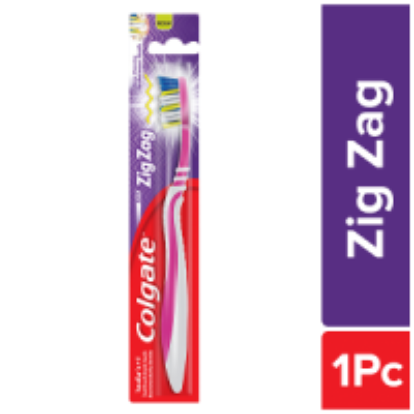 Colgate Zigzag Medium Bristle Toothbrush