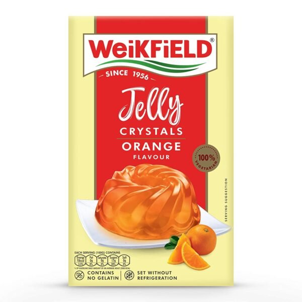 Weikfield Jelly Crystals Orange, 90Gm