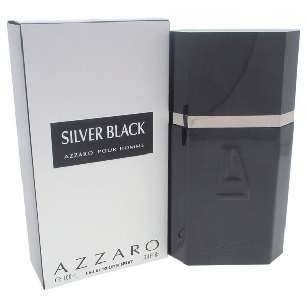 Azzaro Perfume Silver Black Eau De Toilette – 100 Ml