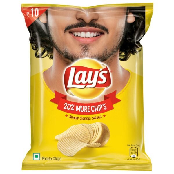 Lays Potato Chips – Simple Classic Salted, 30 G