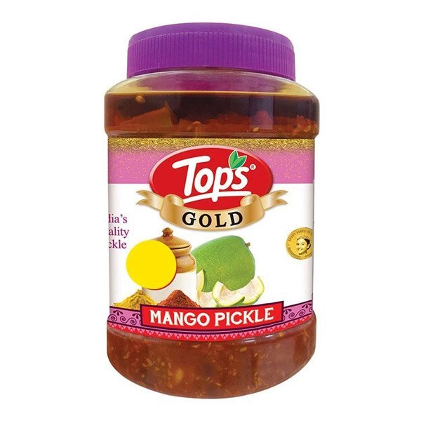 Tops Gold Mango Pickle Pet Jar, 1Kg