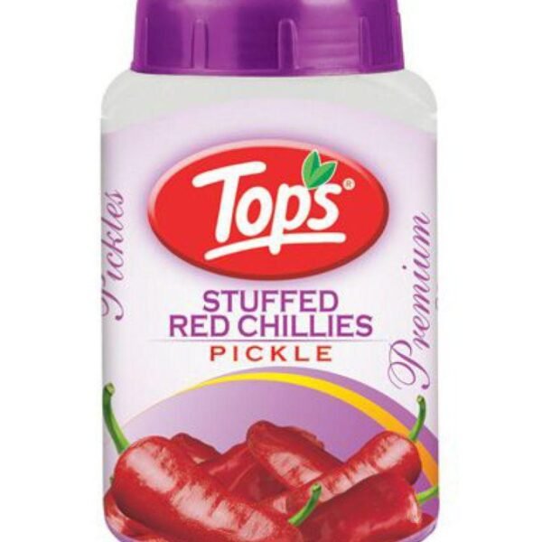 Tops Pickle – Stuffed Red Chilli, 1Kg Jar