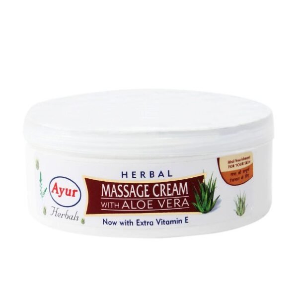 Ayur Herbal Massage Cream With Aloevera 200Gm