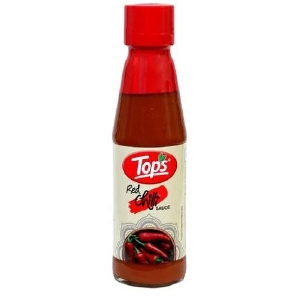 Tops Sauce Red Chilli, 200 G Bottle