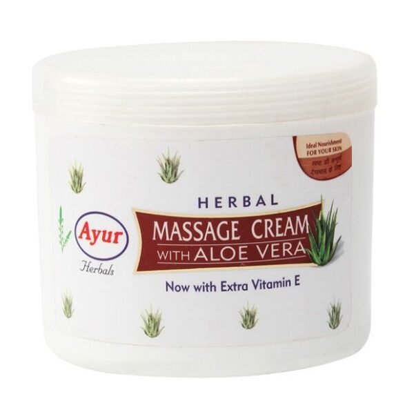 Ayur Herbal Massage Cream With Aloe Vera 500G