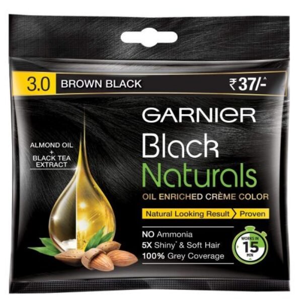 Garnier Black Naturals Hair Color, Shade-3