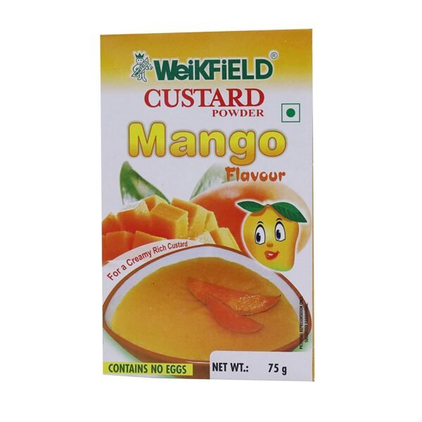 Weikfield Custard Powder, Mango, 75G