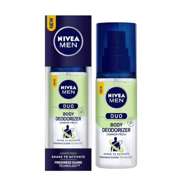 Nivea Men Gas Free Deodorant, Duo Summer Fresh, 100Ml