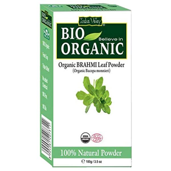 Indus Valley 100% Organic Brahmi Powder 100G