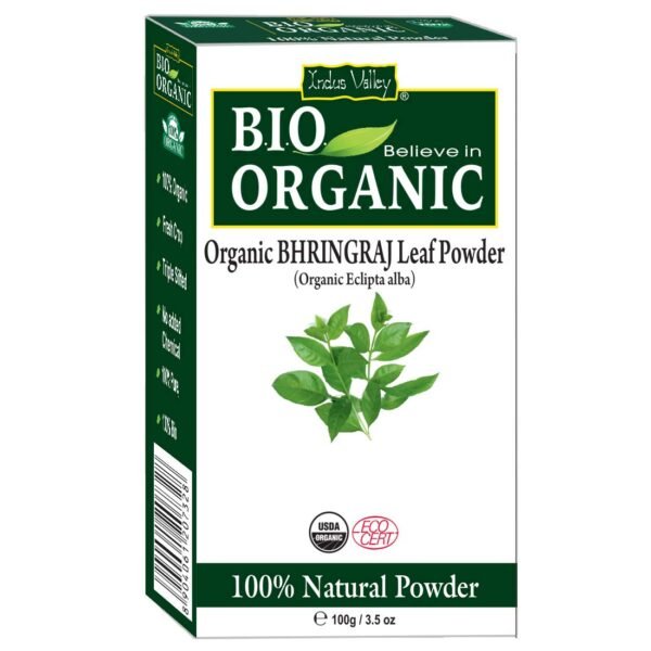 Indus Valley Bio Organic Bhringraj Leaf Powder 100G