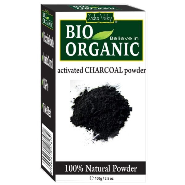 Indus Valley 100% Natural Activated Charcoal Powder, 100Gm