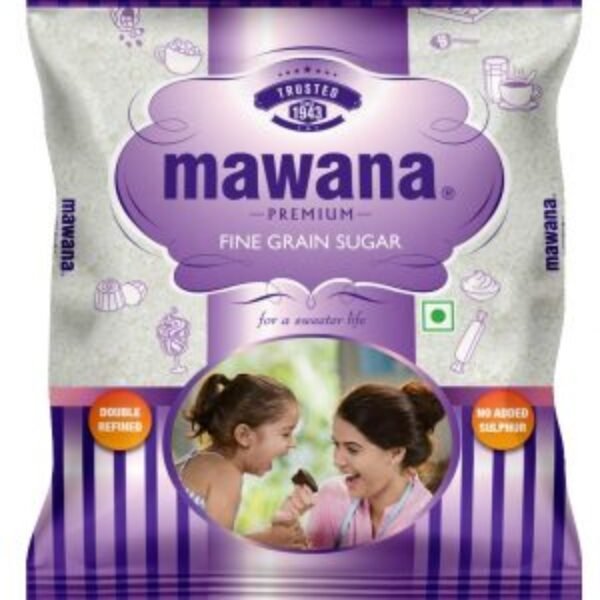 Mawana Premium Fine Grain Sugar, 1Kg