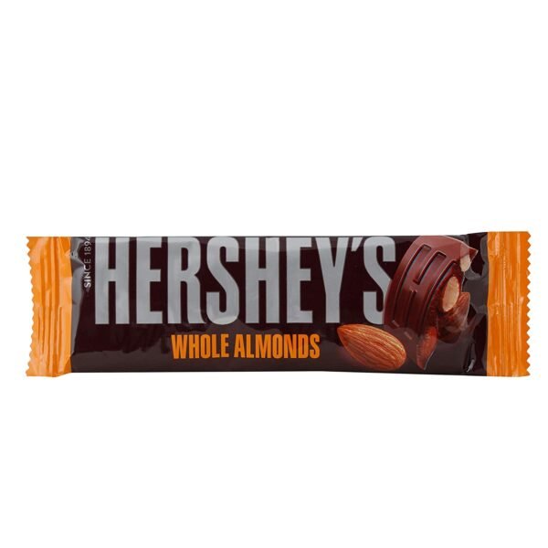 Hershey’S Whole Almond Chocolate Bar, 40Gm