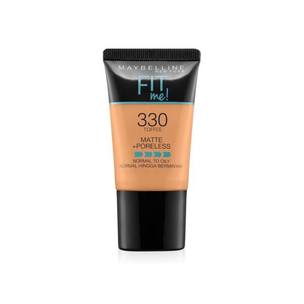 Maybelline New York Fit Me Foundation Toffee 330, 18Ml