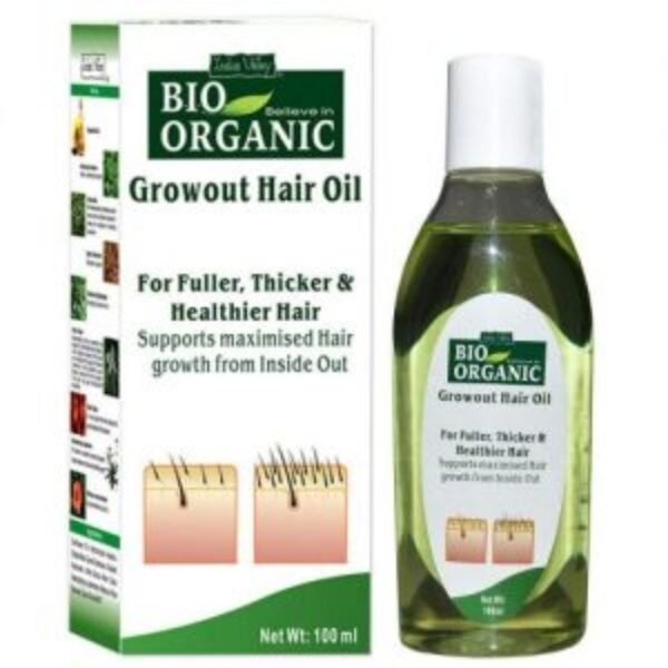 Indus Valley Bio Organic Growout Hair Growth Oil – (100Ml)