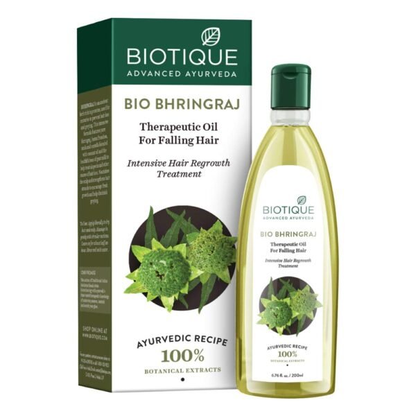 Biotique Bio Bhringraj Fresh Growth Therapeutic Oil, 200Ml