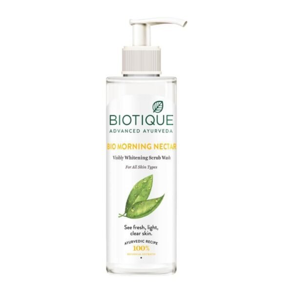 Biotique Bio Morning Nectar Whitening Scrub Wash, 200 Ml