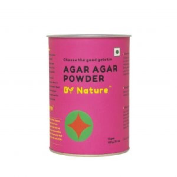 By Nature Agar Agar Powder Vegetarian Gelatin. 100 Gm