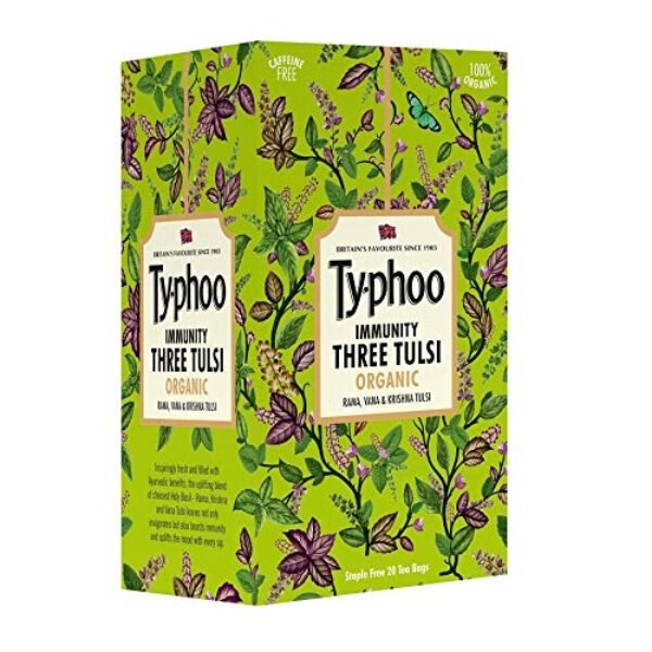 Typhoo Immunity Three Tulsi Organic Pouch, 30 G