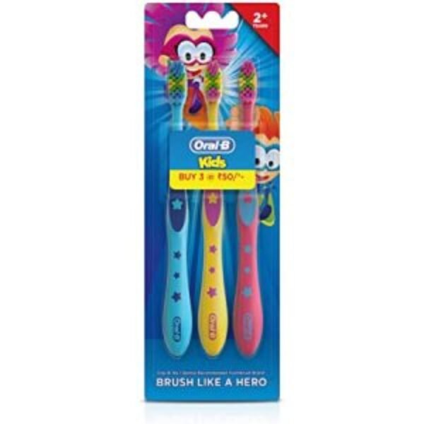 Oral B Brush Kids 2+ Years 3 Piece