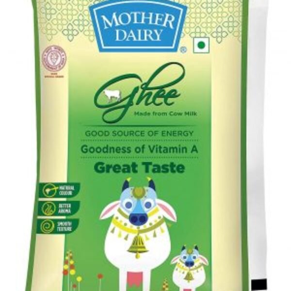 Mother Dairy Cow Ghee, 1L