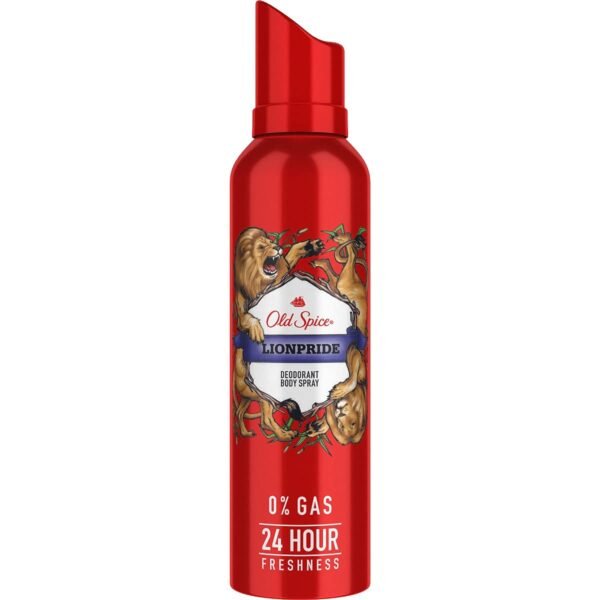 Old Spice Lionpride No Gas Deodorant Body Spray Perfume, 140 Ml